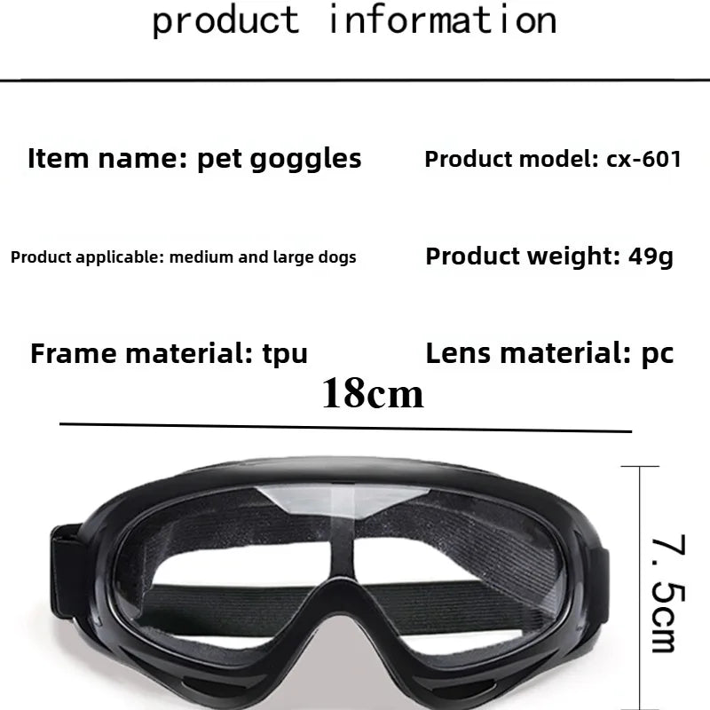 Pet Adjustable Goggles / Sunglasses/  Anti-UV