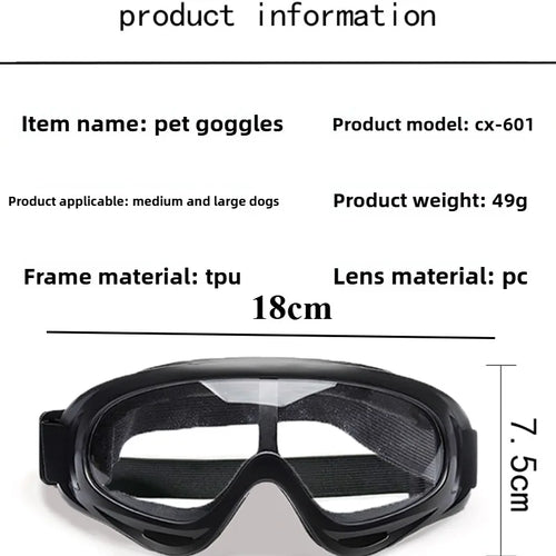 Pet Adjustable Goggles / Sunglasses/  Anti-UV
